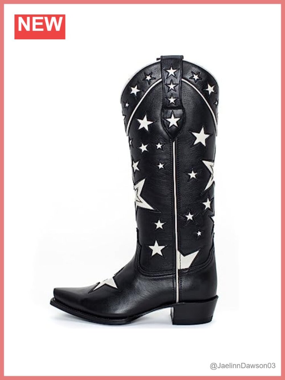 Women's Western Cowboy Knee High Boots Pointed Toe Chunky Heel Pull On Wide Calf